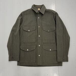 Vintage 50s Day's Grey Ranger Wool Whipcord Coat